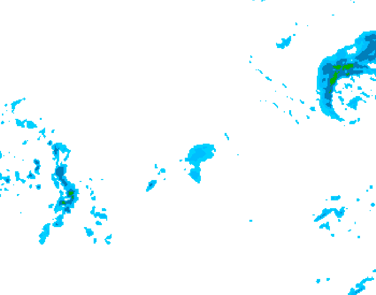 GDPS precipitation 096 hour forecast chart for Canada based on 2025/12/12 1200Z data