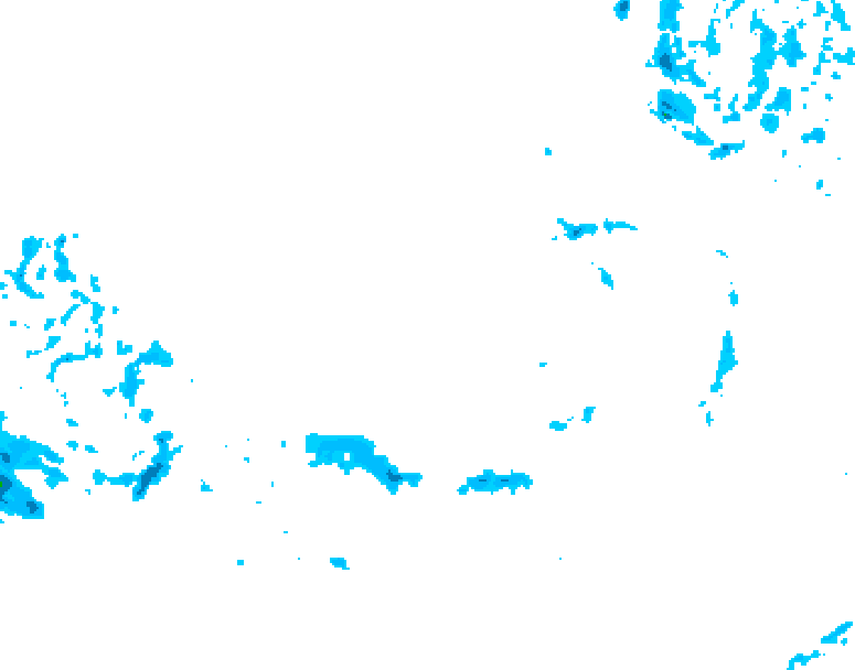 GDPS precipitation 132 hour forecast chart for Canada based on 2025/12/12 1200Z data