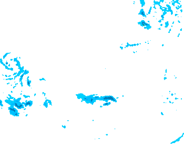 GDPS precipitation 138 hour forecast chart for Canada based on 2025/12/12 1200Z data