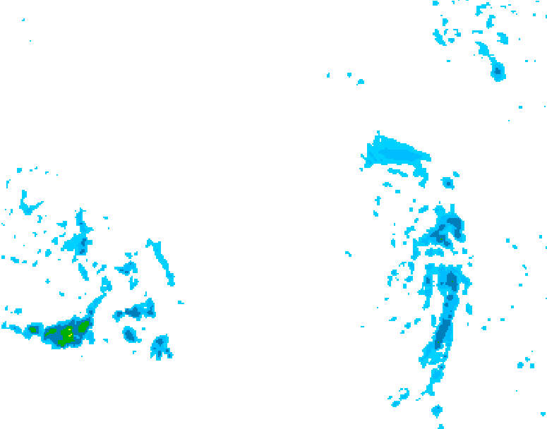 GDPS precipitation 168 hour forecast chart for Canada based on 2025/12/12 1200Z data