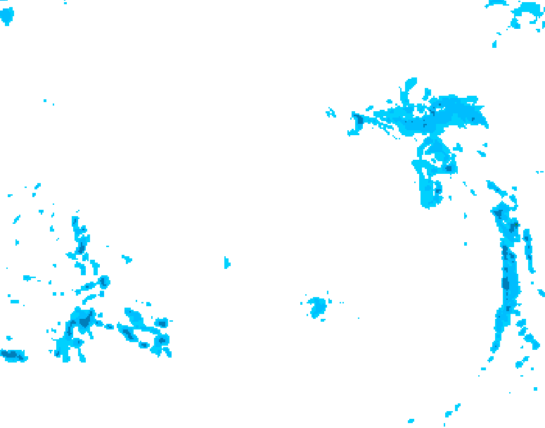 GDPS precipitation 186 hour forecast chart for Canada based on 2025/12/12 1200Z data