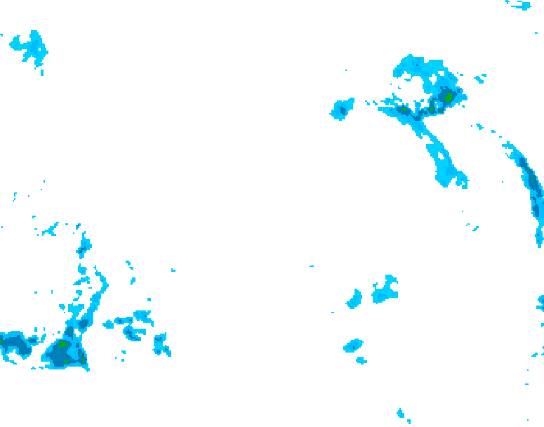 GDPS precipitation 198 hour forecast chart for Canada based on 2025/12/12 1200Z data