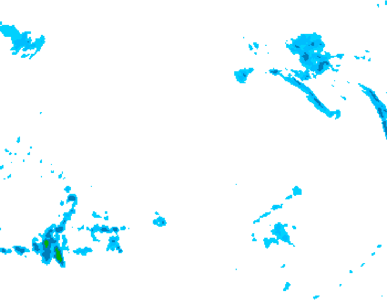 GDPS precipitation 204 hour forecast chart for Canada based on 2025/12/12 1200Z data
