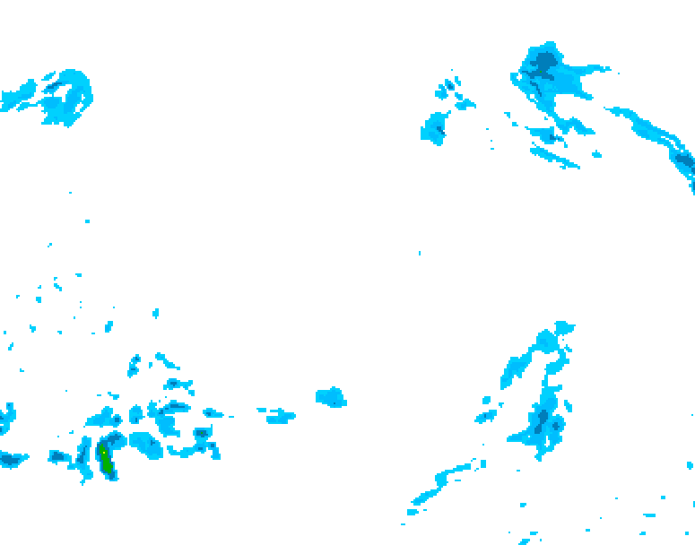 GDPS precipitation 210 hour forecast chart for Canada based on 2025/12/12 1200Z data