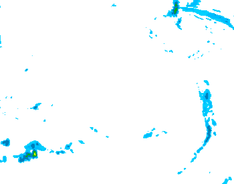 GDPS precipitation 228 hour forecast chart for Canada based on 2025/12/12 1200Z data