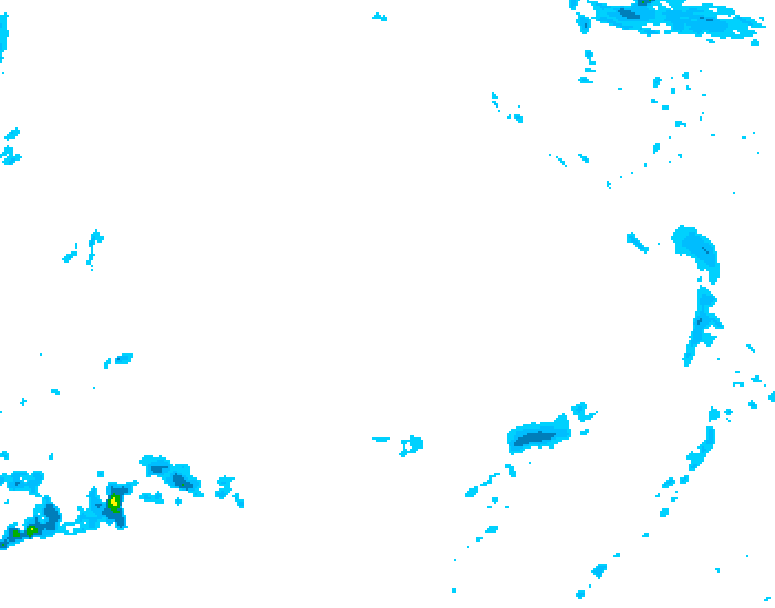 GDPS precipitation 234 hour forecast chart for Canada based on 2025/12/12 1200Z data