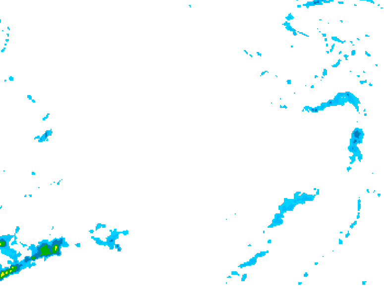 GDPS precipitation 240 hour forecast chart for Canada based on 2025/12/12 1200Z data