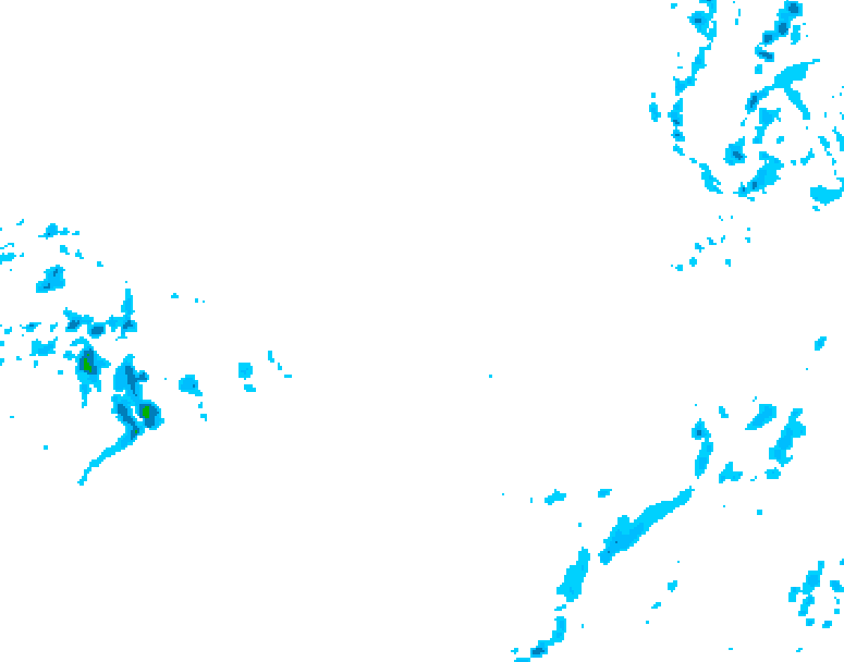 GDPS precipitation 030 hour forecast chart for Canada based on 2025/12/13 0000Z data