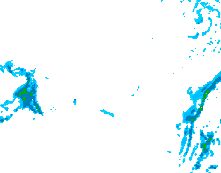 GDPS precipitation 048 hour forecast chart for Canada based on 2025/12/13 0000Z data
