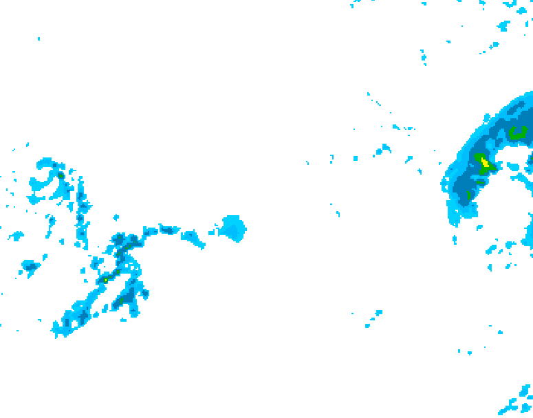 GDPS precipitation 072 hour forecast chart for Canada based on 2025/12/13 0000Z data