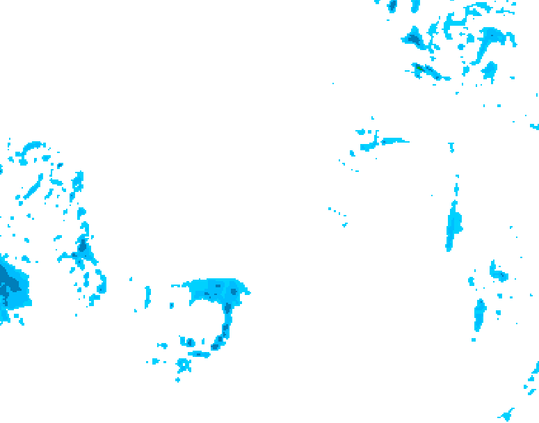 GDPS precipitation 120 hour forecast chart for Canada based on 2025/12/13 0000Z data