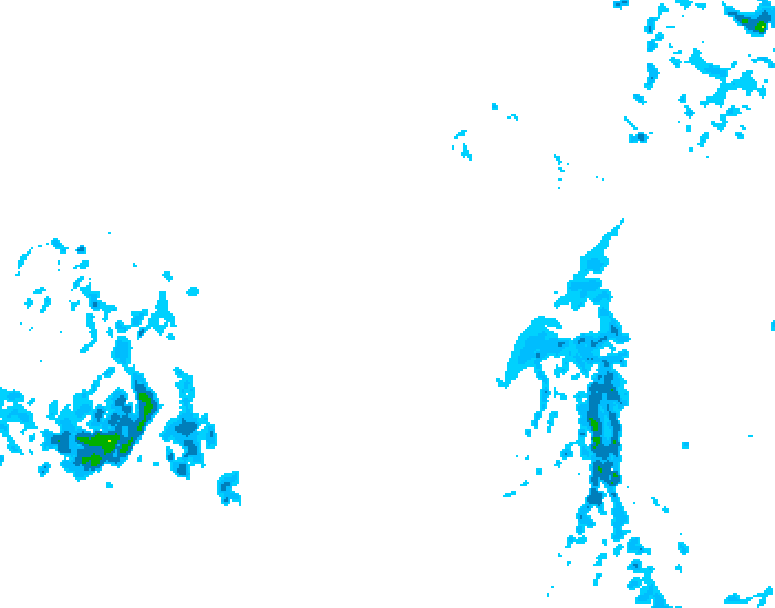 GDPS precipitation 156 hour forecast chart for Canada based on 2025/12/13 0000Z data