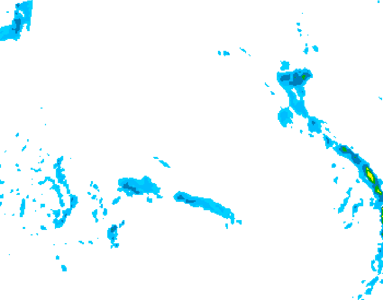 GDPS precipitation 186 hour forecast chart for Canada based on 2025/12/13 0000Z data