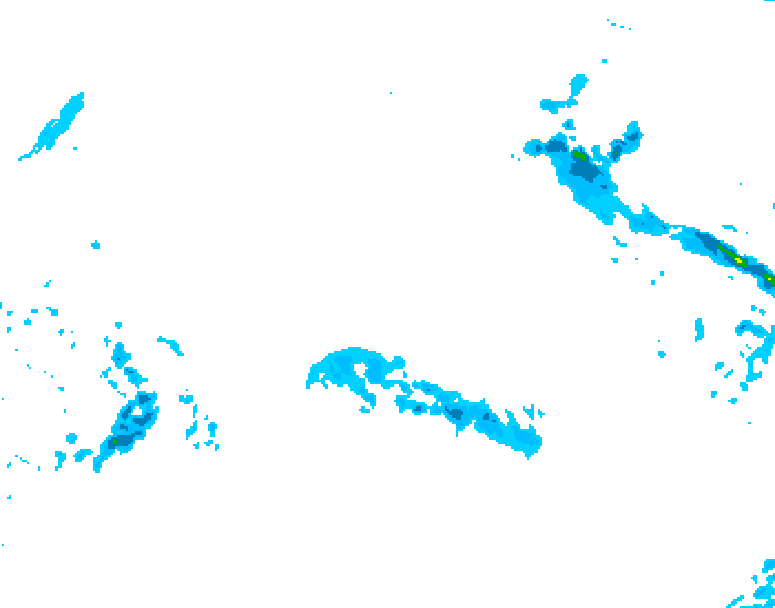 GDPS precipitation 198 hour forecast chart for Canada based on 2025/12/13 0000Z data