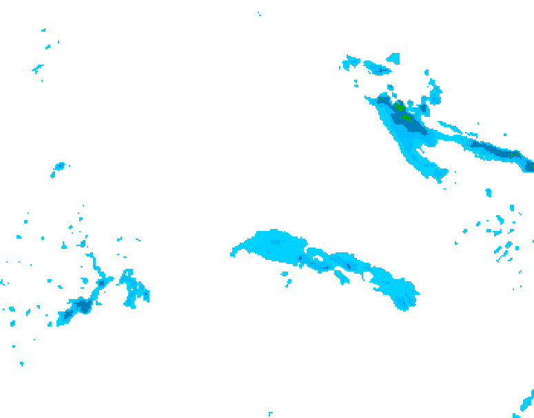 GDPS precipitation 204 hour forecast chart for Canada based on 2025/12/13 0000Z data