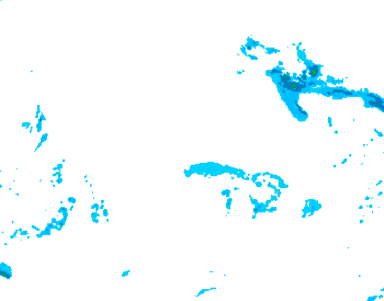 GDPS precipitation 210 hour forecast chart for Canada based on 2025/12/13 0000Z data