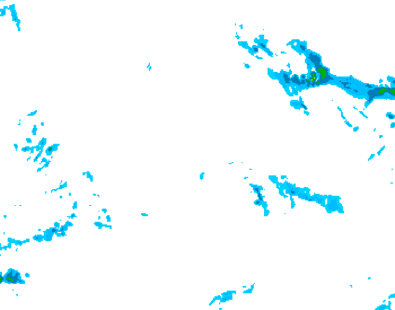 GDPS precipitation 216 hour forecast chart for Canada based on 2025/12/13 0000Z data