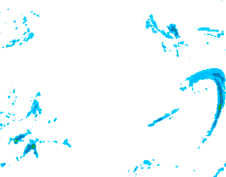GDPS precipitation 240 hour forecast chart for Canada based on 2025/12/13 0000Z data