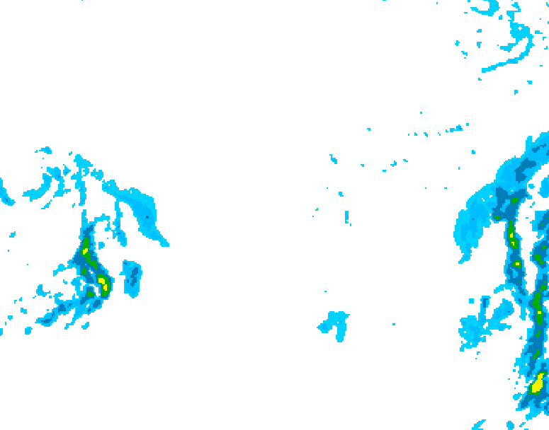 GDPS precipitation 048 hour forecast chart for Canada based on 2025/12/13 1200Z data