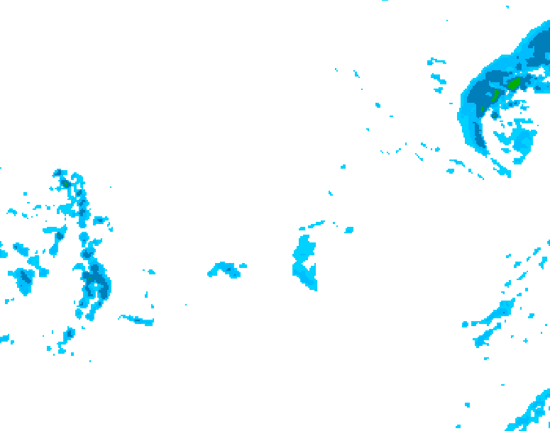 GDPS precipitation 072 hour forecast chart for Canada based on 2025/12/13 1200Z data