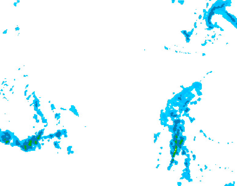 GDPS precipitation 144 hour forecast chart for Canada based on 2025/12/13 1200Z data