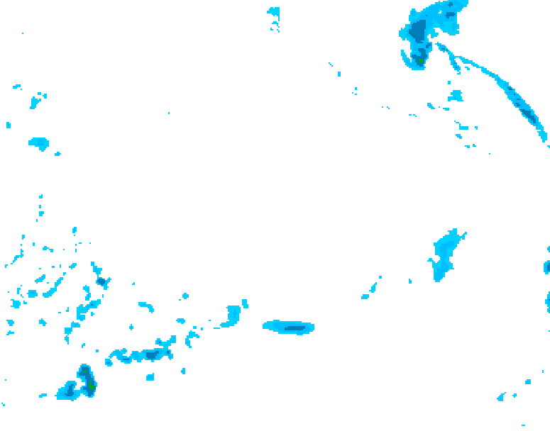 GDPS precipitation 192 hour forecast chart for Canada based on 2025/12/13 1200Z data