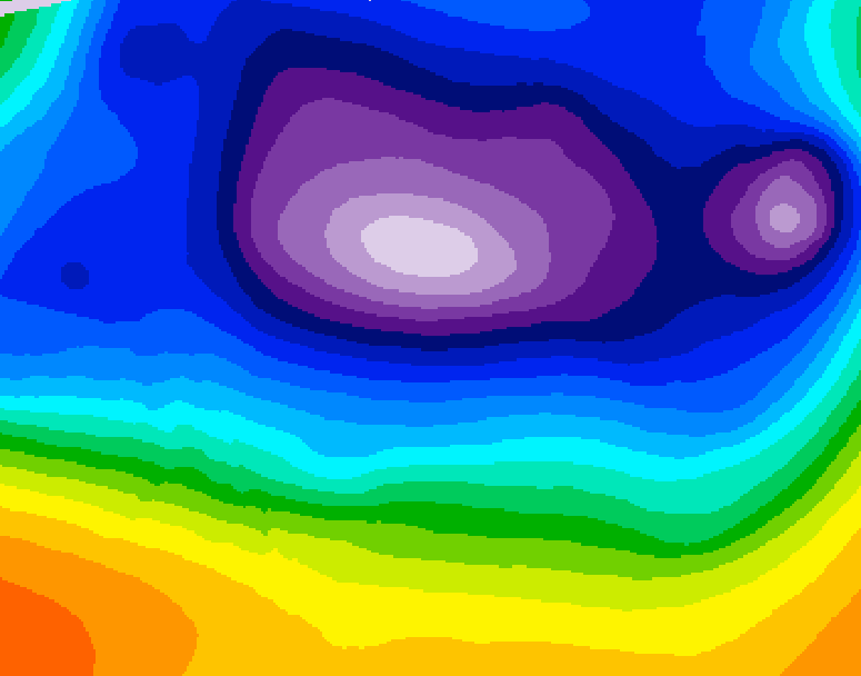GDPS 500 millibar geopotential height 060 hour forecast chart for Canada based on 2025/12/14 0000Z data