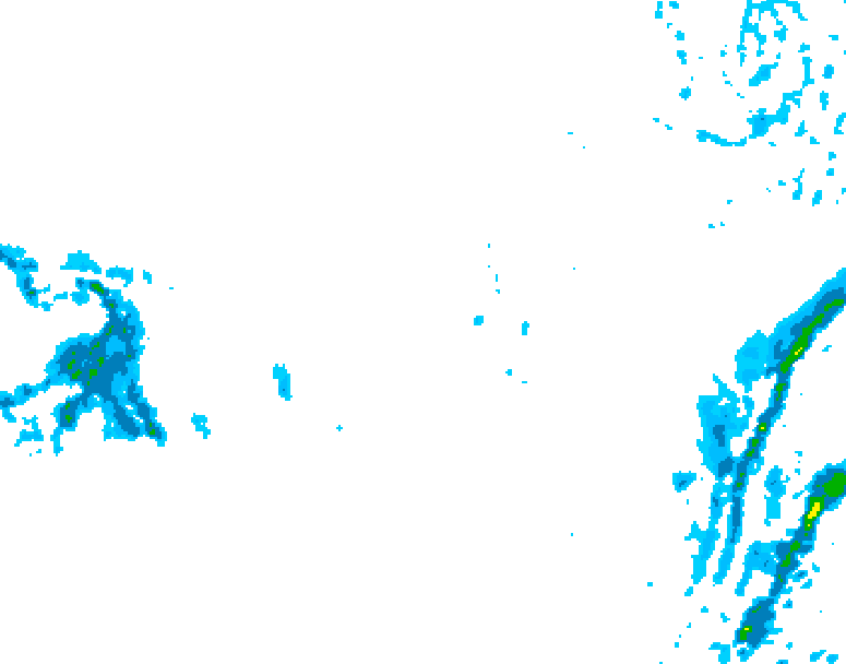 GDPS precipitation 024 hour forecast chart for Canada based on 2025/12/14 0000Z data