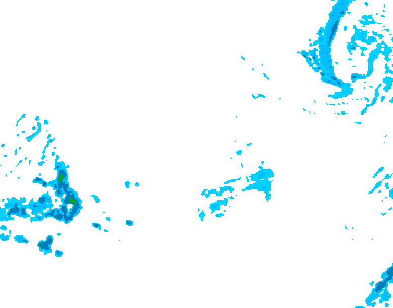 GDPS precipitation 072 hour forecast chart for Canada based on 2025/12/14 0000Z data