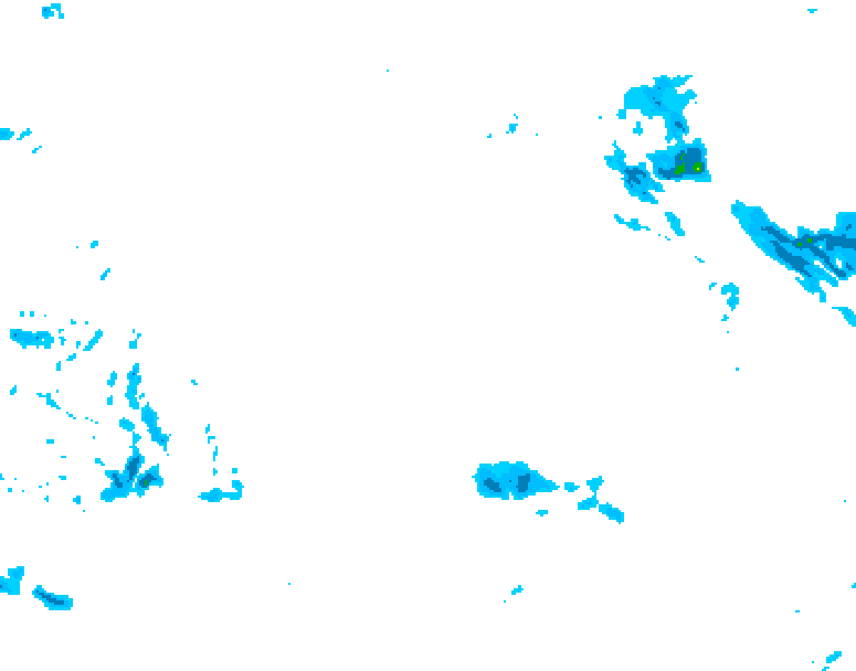 GDPS precipitation 168 hour forecast chart for Canada based on 2025/12/14 0000Z data