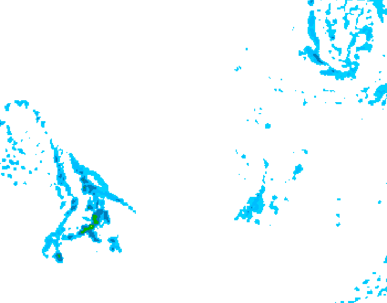 GDPS precipitation 072 hour forecast chart for Canada based on 2025/12/14 1200Z data