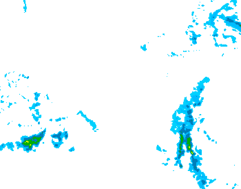 GDPS precipitation 120 hour forecast chart for Canada based on 2025/12/14 1200Z data