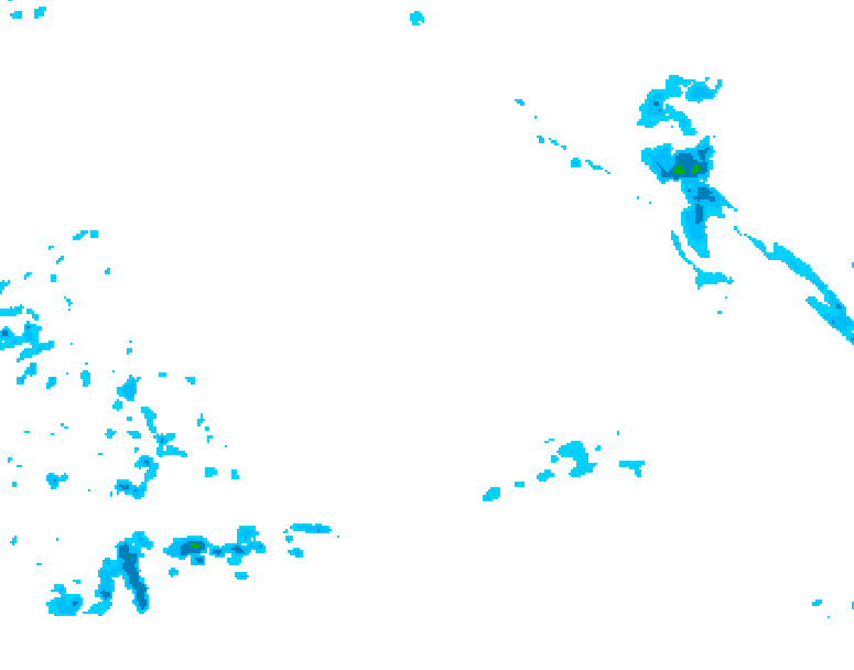 GDPS precipitation 156 hour forecast chart for Canada based on 2025/12/14 1200Z data