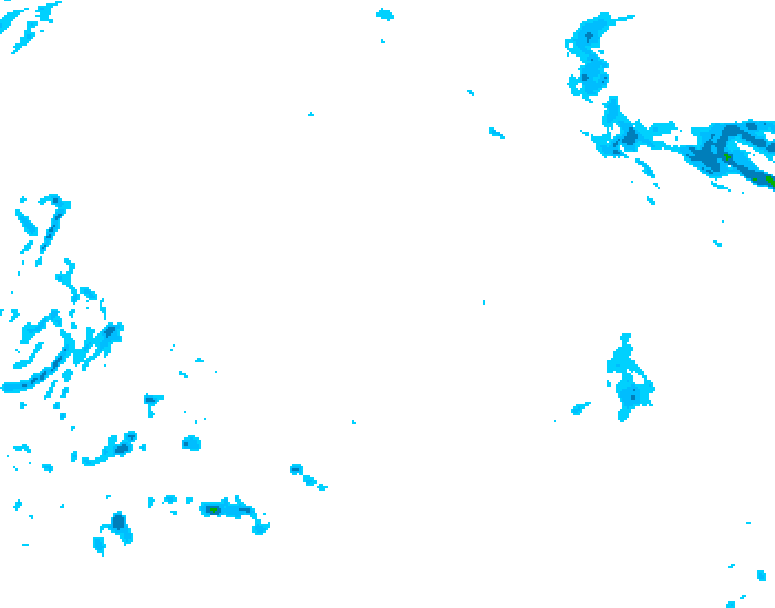 GDPS precipitation 168 hour forecast chart for Canada based on 2025/12/14 1200Z data