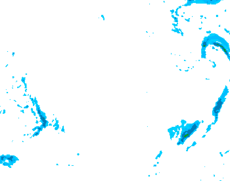 GDPS precipitation 204 hour forecast chart for Canada based on 2025/12/14 1200Z data