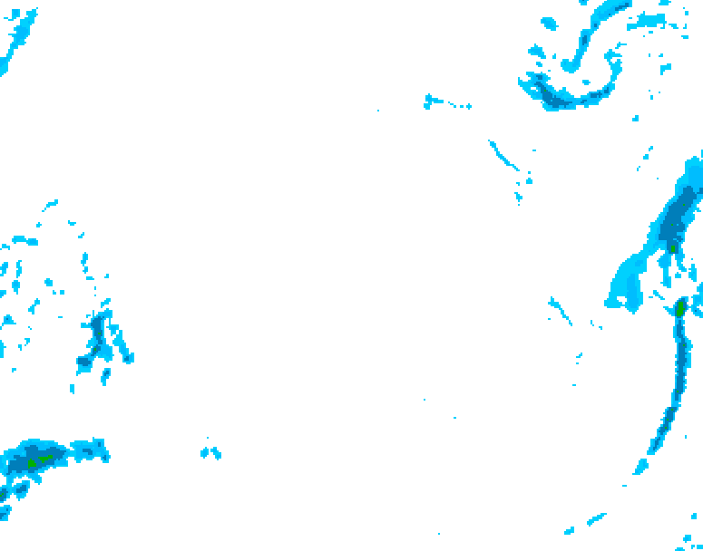 GDPS precipitation 228 hour forecast chart for Canada based on 2025/12/14 1200Z data