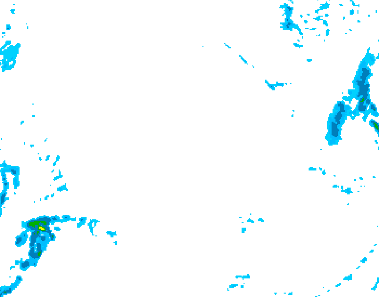 GDPS precipitation 240 hour forecast chart for Canada based on 2025/12/14 1200Z data