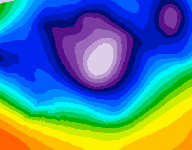 GDPS 500 millibar geopotential height 060 hour forecast chart for Canada based on 2025/12/15 0000Z data