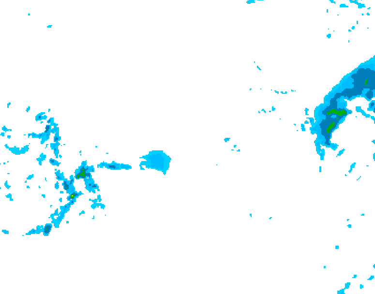 GDPS precipitation 024 hour forecast chart for Canada based on 2025/12/15 0000Z data