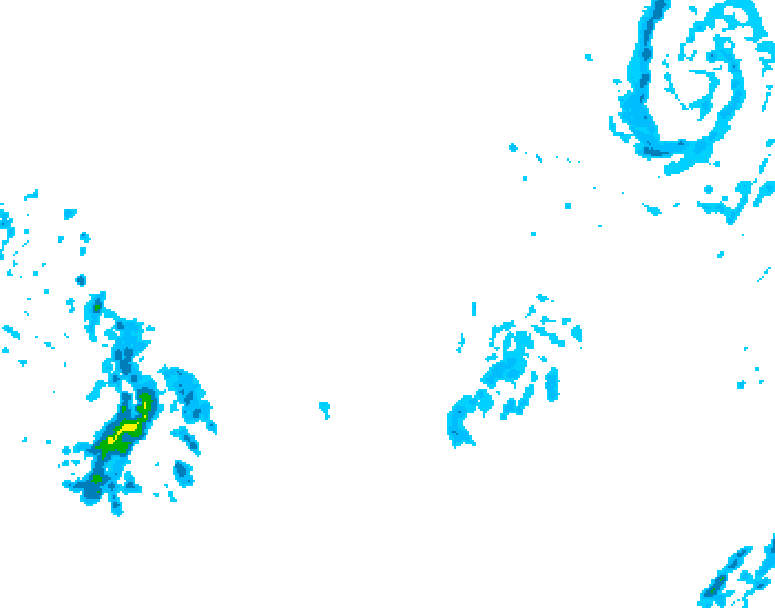 GDPS precipitation 054 hour forecast chart for Canada based on 2025/12/15 0000Z data