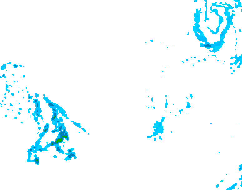GDPS precipitation 060 hour forecast chart for Canada based on 2025/12/15 0000Z data