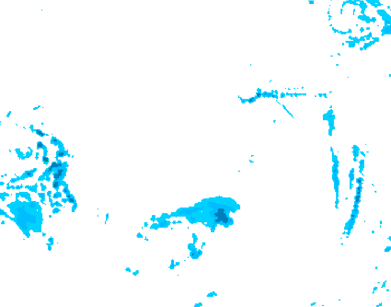 GDPS precipitation 078 hour forecast chart for Canada based on 2025/12/15 0000Z data