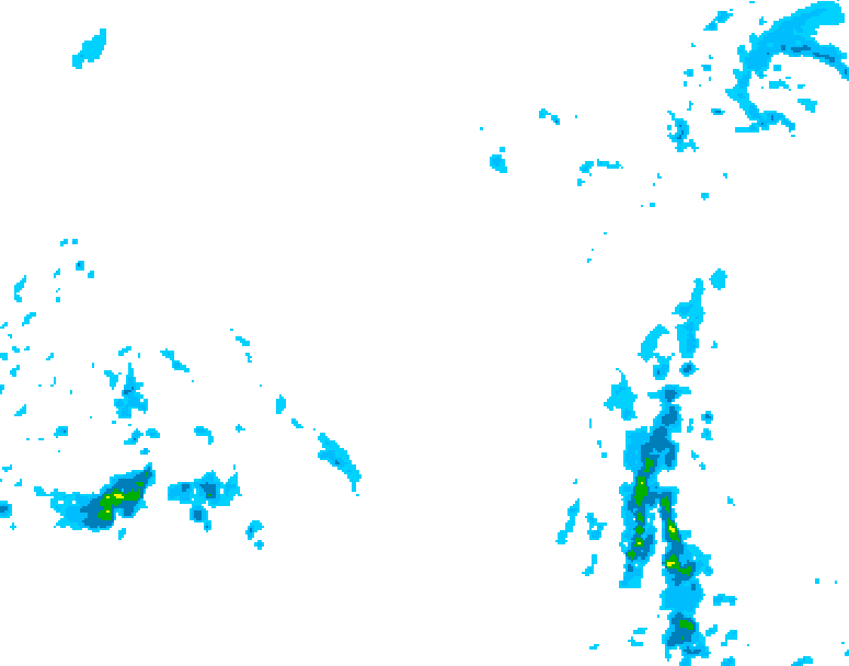 GDPS precipitation 108 hour forecast chart for Canada based on 2025/12/15 0000Z data