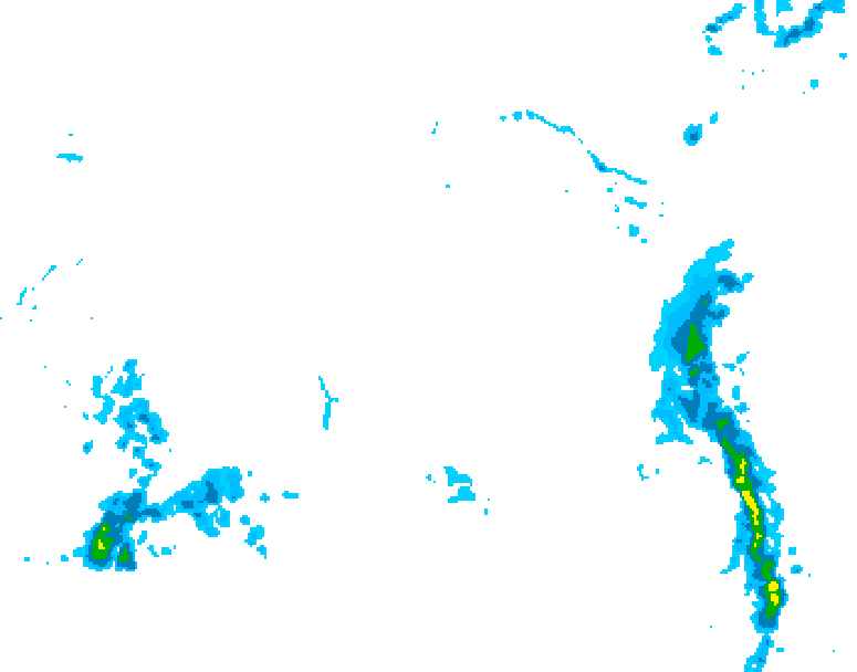 GDPS precipitation 120 hour forecast chart for Canada based on 2025/12/15 0000Z data