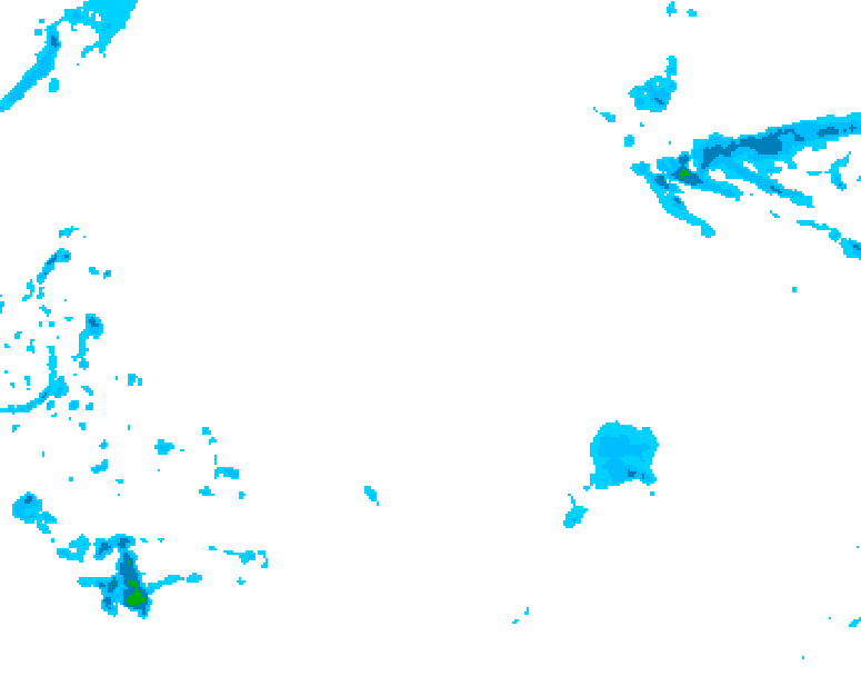 GDPS precipitation 150 hour forecast chart for Canada based on 2025/12/15 0000Z data