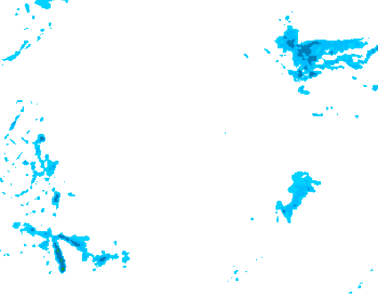 GDPS precipitation 156 hour forecast chart for Canada based on 2025/12/15 0000Z data