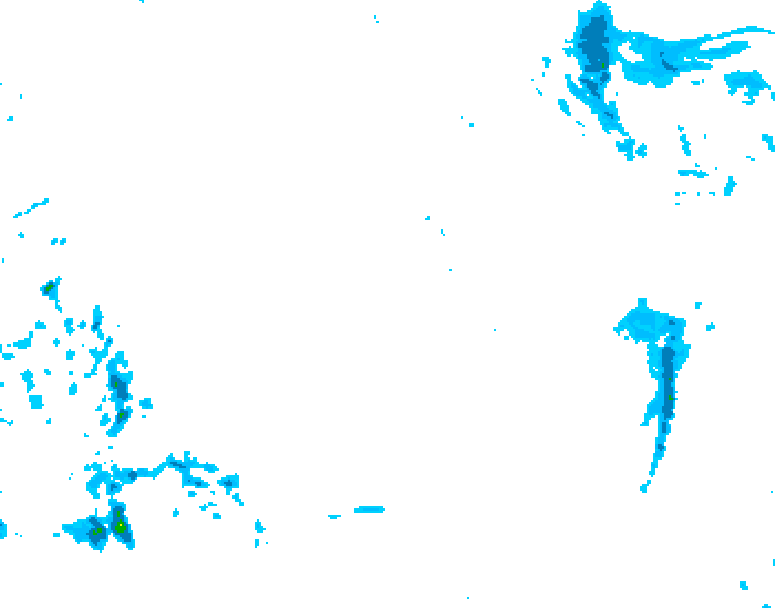 GDPS precipitation 168 hour forecast chart for Canada based on 2025/12/15 0000Z data