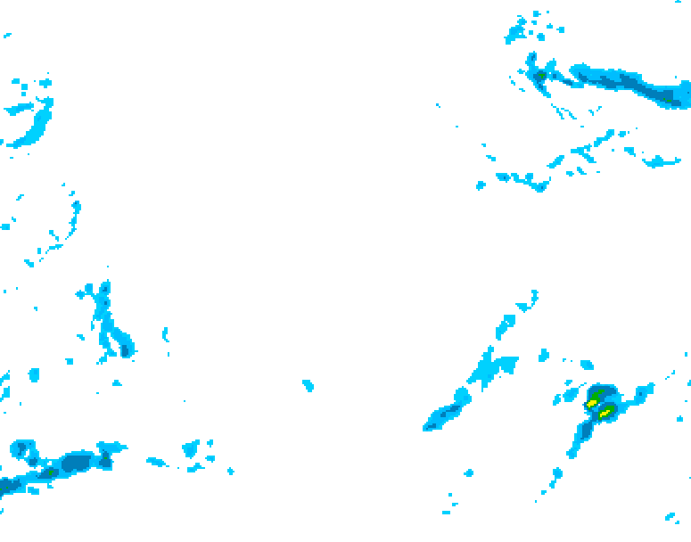 GDPS precipitation 204 hour forecast chart for Canada based on 2025/12/15 0000Z data