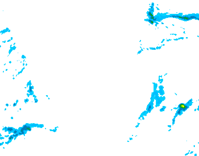 GDPS precipitation 210 hour forecast chart for Canada based on 2025/12/15 0000Z data