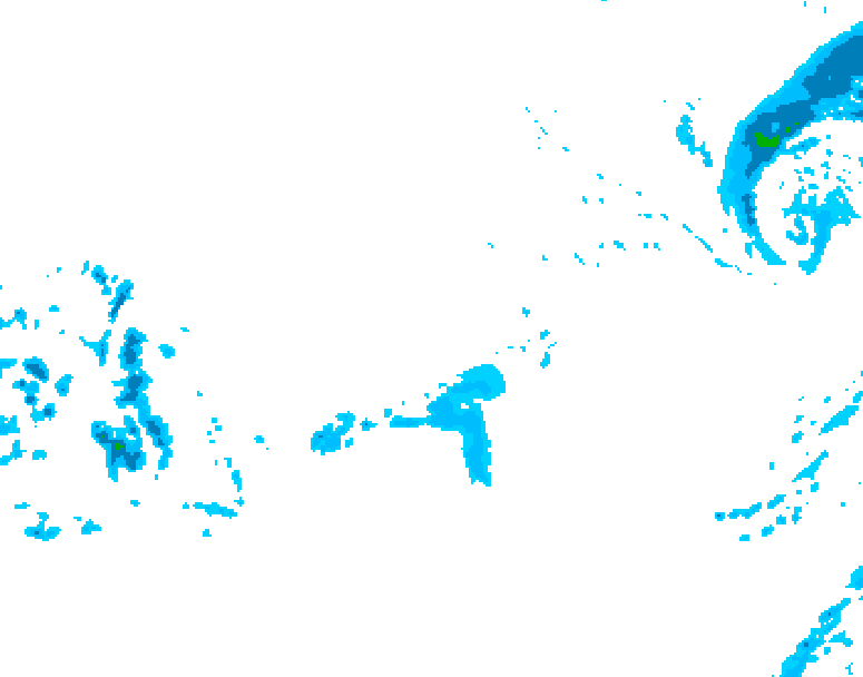 GDPS precipitation 024 hour forecast chart for Canada based on 2025/12/15 1200Z data